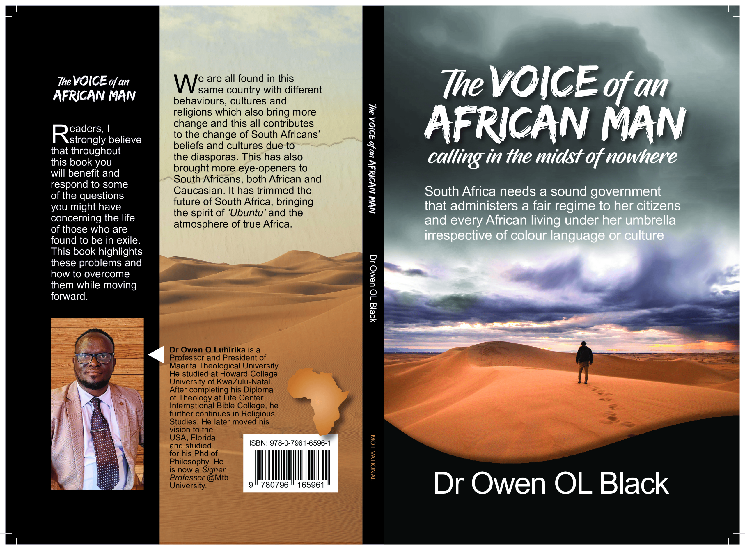 The Voice of an African Man Book Cover